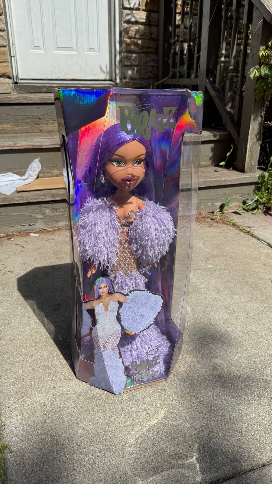 Bratz x Kylie Jenner 4-Inch Large Scale Fashion Doll with Gown 2 Feet Tall