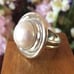 Silpada Sterling Silver Pearl Ring Sz 6