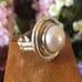 Silpada Sterling Silver Pearl Ring Sz 6