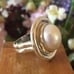 Silpada Sterling Silver Pearl Ring Sz 6