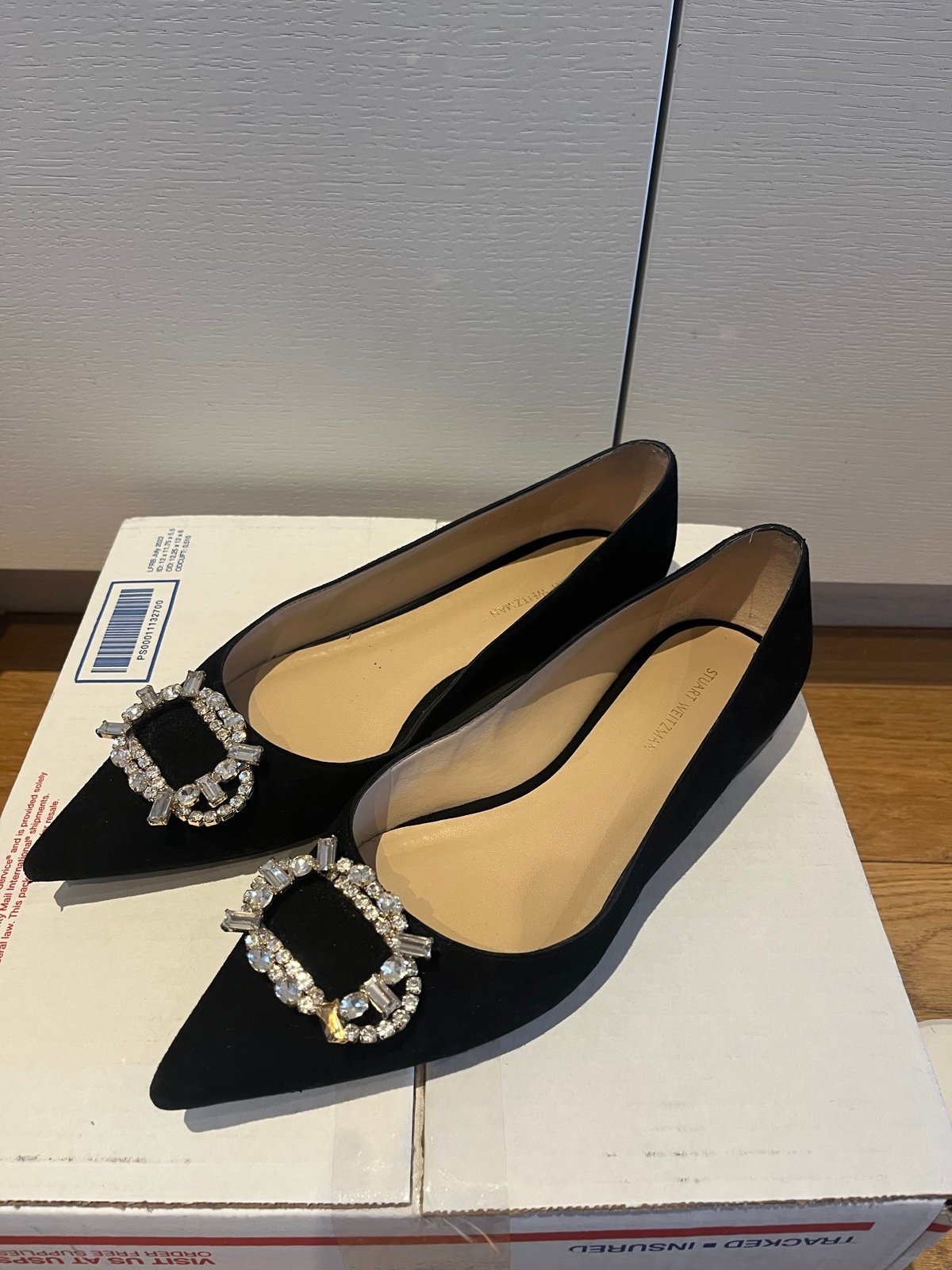 Stuart Weitzman Crystal Ballet Flats (8)