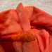 THE LINE UP ORANGE PINK SEQUIN RHINESTONE 2 PIECE DANCE COSTUME SIZE CHILD 6
