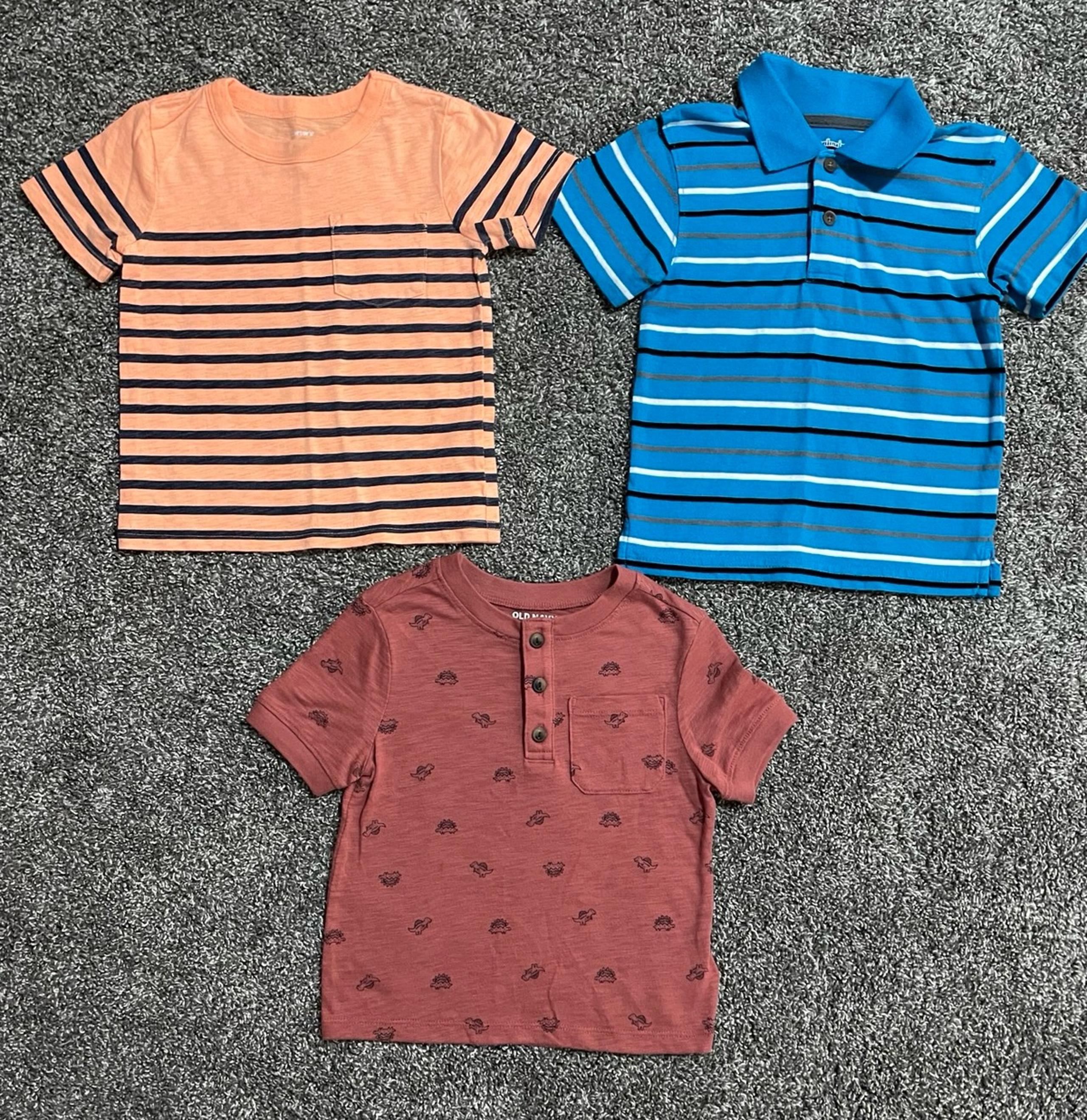 Toddler Boys Short-Sleeve Shirt Bundle - Size 2T