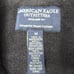 American Eagle Wool Blend Jacket Women Medium Black Double Breast Pea Coat Y2K *
