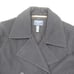 American Eagle Wool Blend Jacket Women Medium Black Double Breast Pea Coat Y2K *