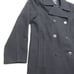 American Eagle Wool Blend Jacket Women Medium Black Double Breast Pea Coat Y2K *