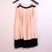 Kate Spade Pink Black Two Tone Colorblock Accordion Pleated Crepe Midi Skirt 2