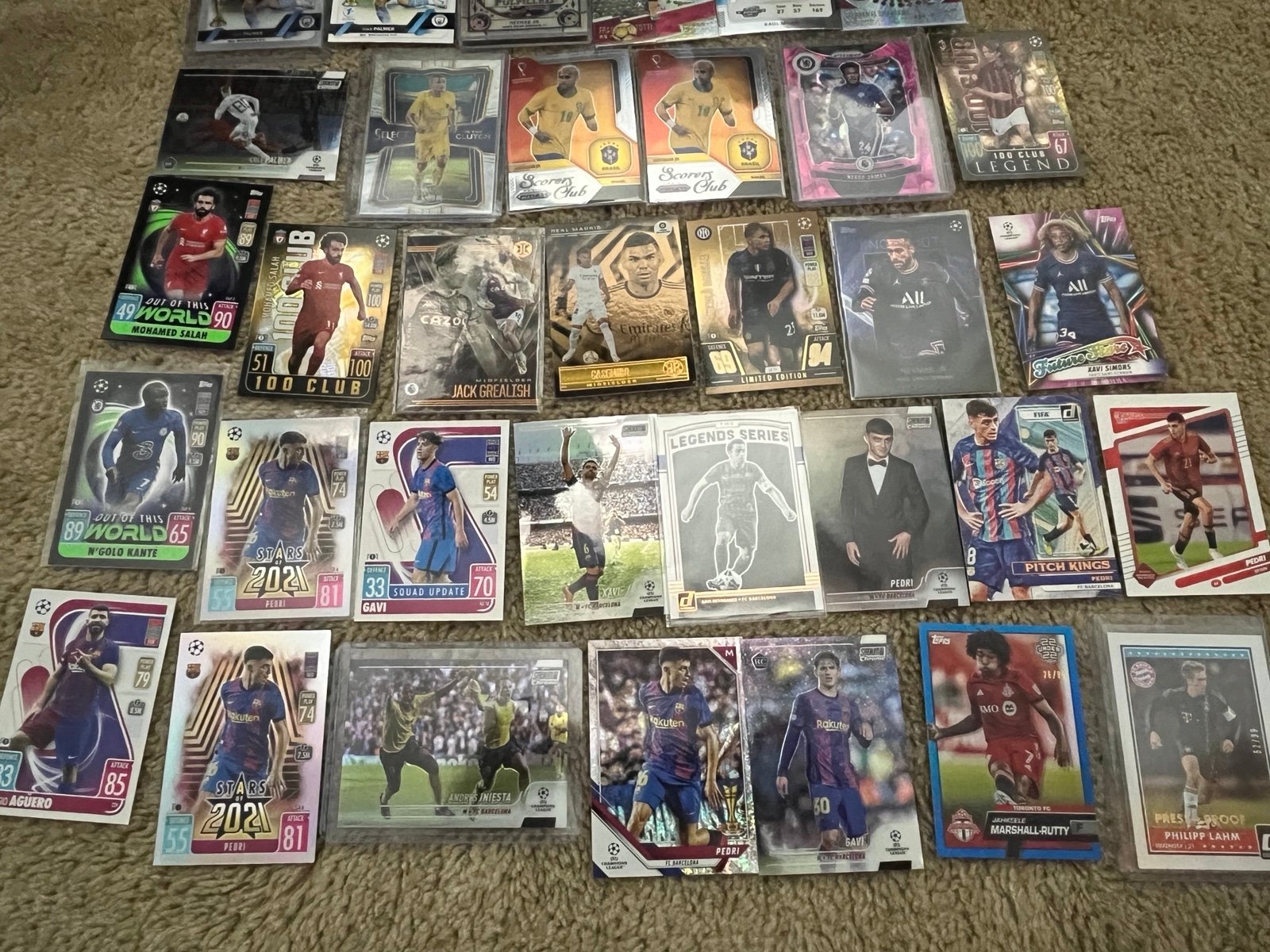 Huge soccer card lot