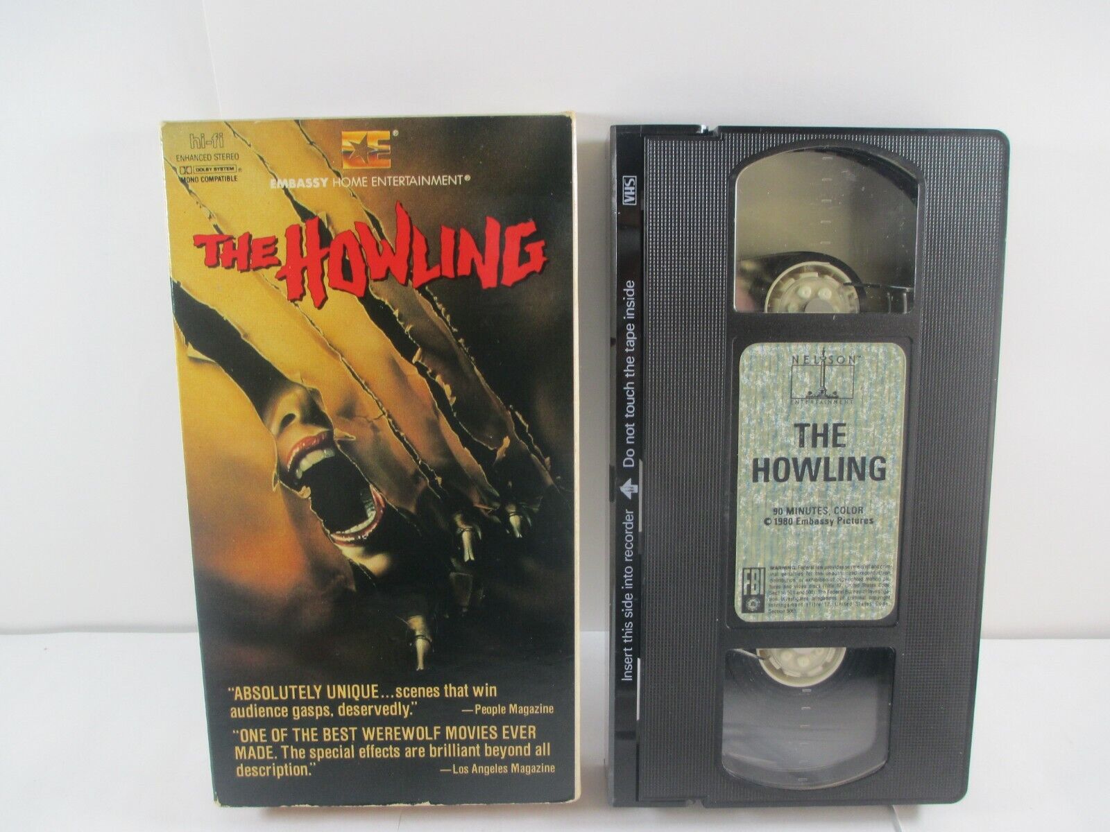 The Howling Dee Wallace VHS Embassy Home Entertainment