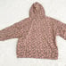 Women UGG Kes Leopard Print Fleece Hoodie in Pink Size Medium