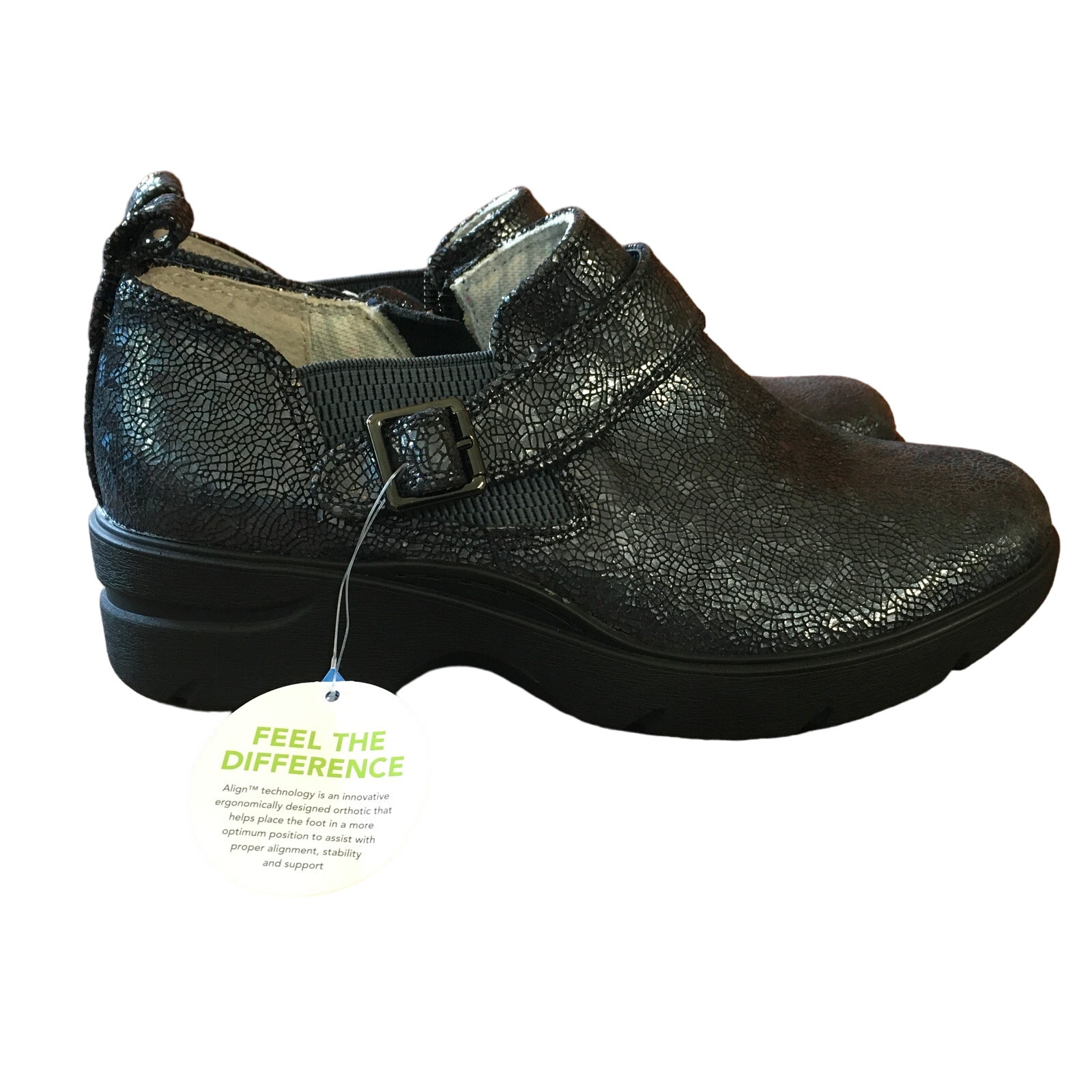NWT Nurse Mates Align Arya Nursing Shoe Clog Moonlight Navy Blue Womens 6.5 Wide