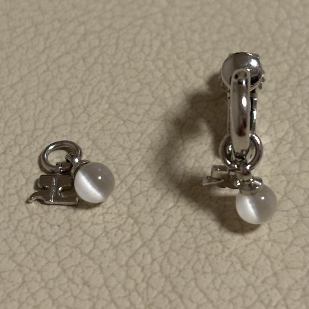Courreges Pearl Hoop Earring (Single)