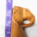 Vintage African Besmo Kenya Hand Carved Wooden Napkin Rings set of 6
