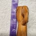 Vintage African Besmo Kenya Hand Carved Wooden Napkin Rings set of 6