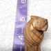 Vintage African Besmo Kenya Hand Carved Wooden Napkin Rings set of 6