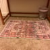 Rust Pink Boho Small 2x4 ft Area Rug - Washable Non Slip Doormat
