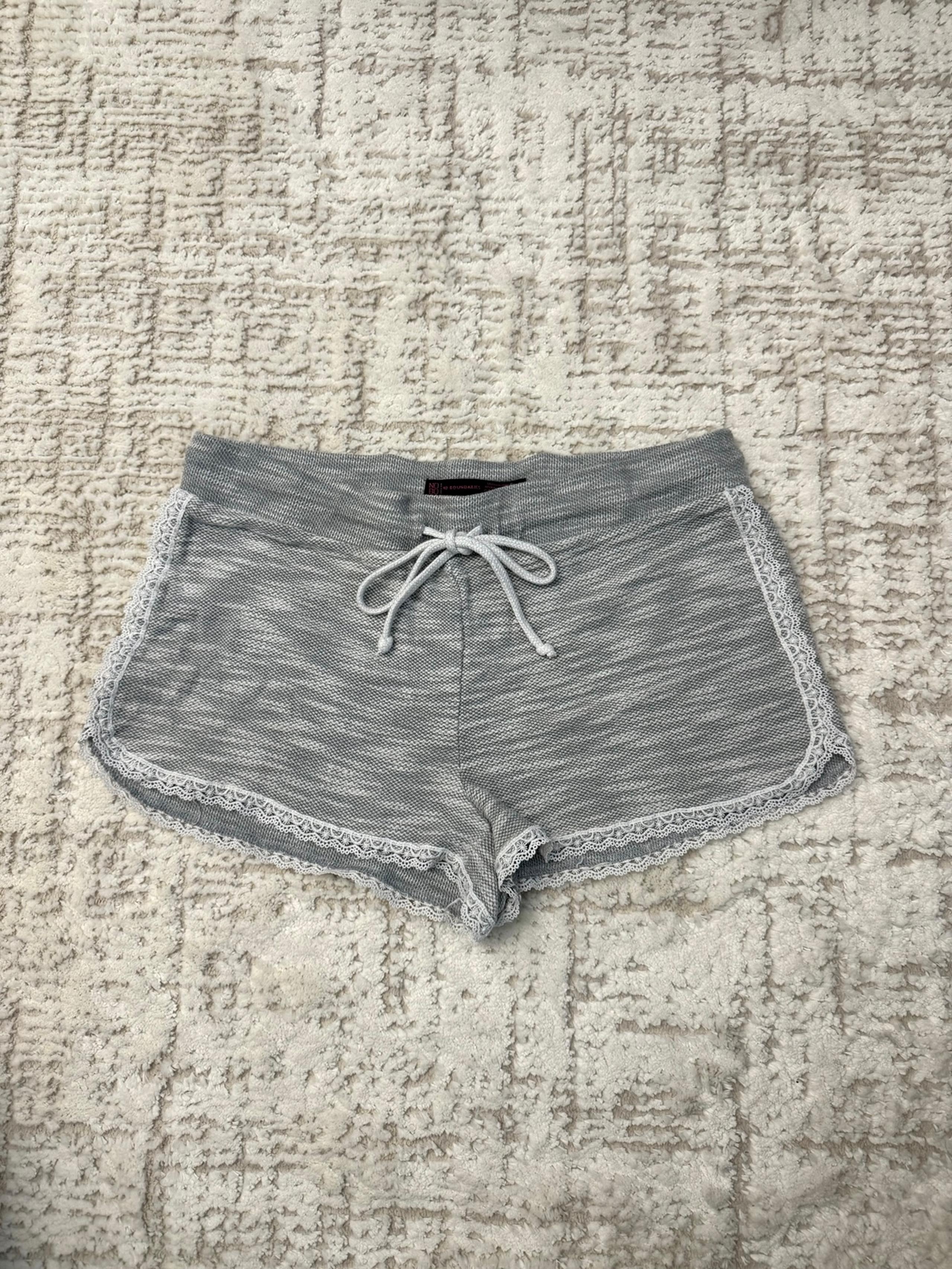 No Boundaries Light Grey Shorts