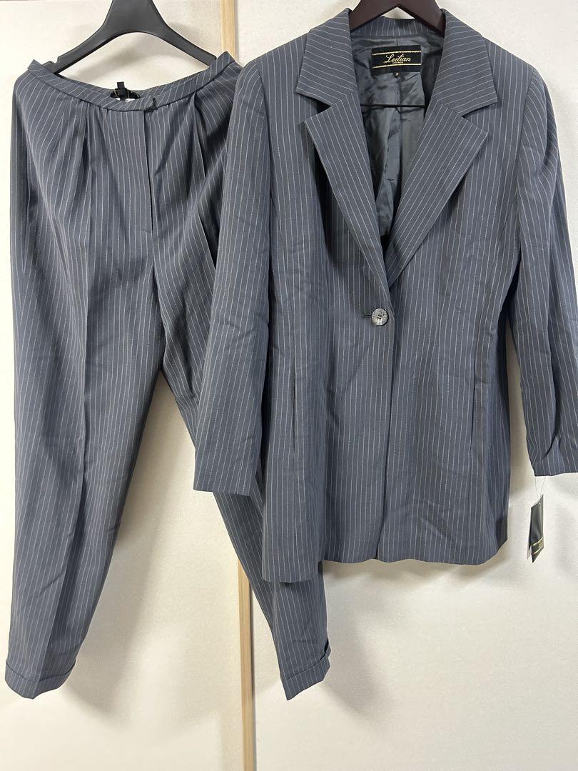 Brand new, unused Leilian striped pants suit, size 9, with tags.