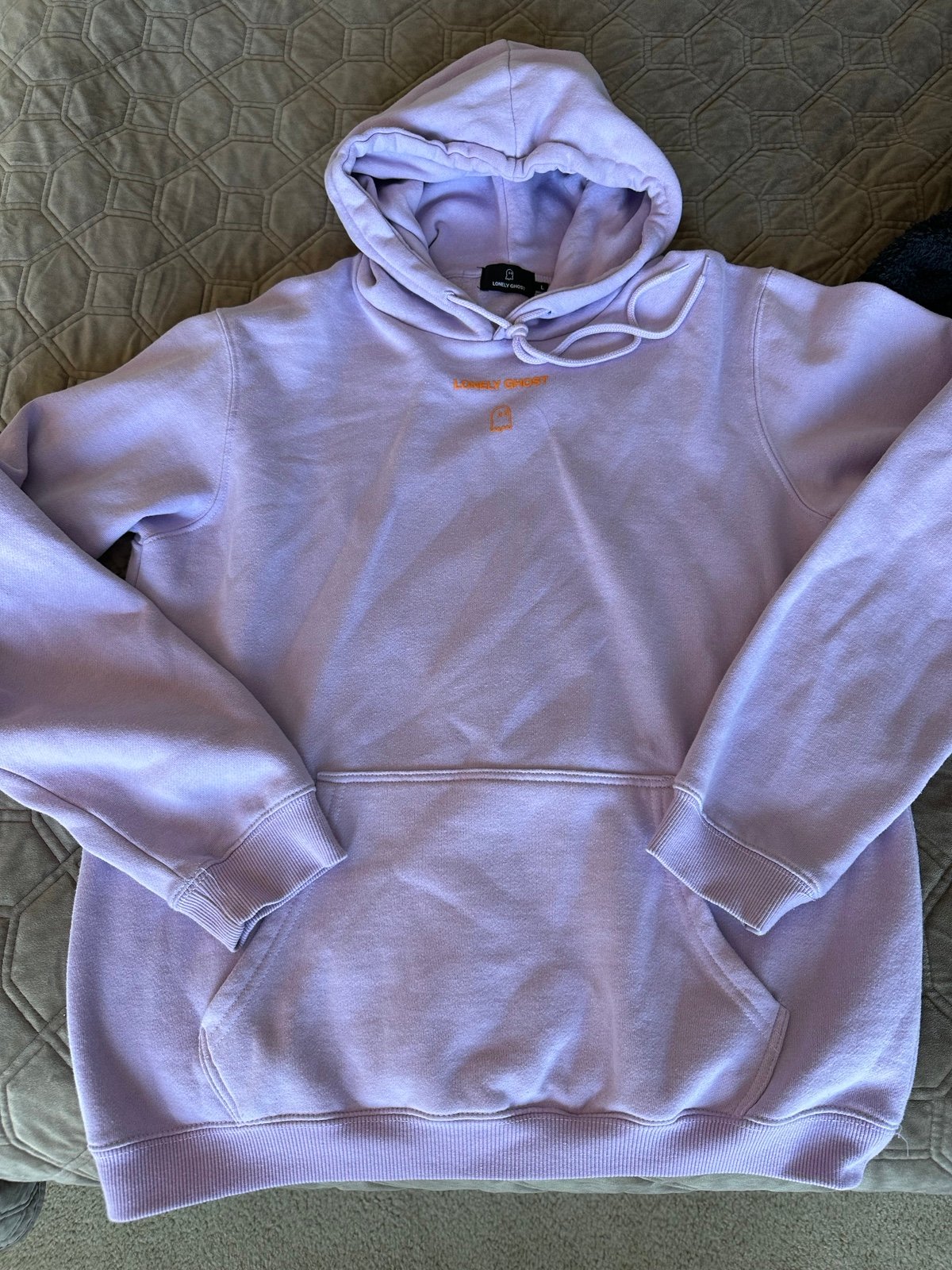 Lonely Ghost purple hoodie