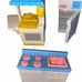 Little Tikes Dollhouse stove kitchen refrigerator