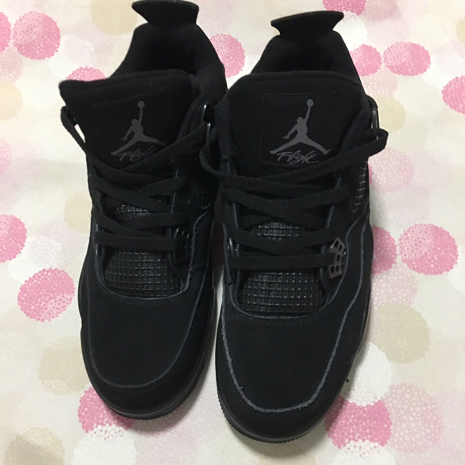 Size 10us - Jordan 4 retro black cat men shoes