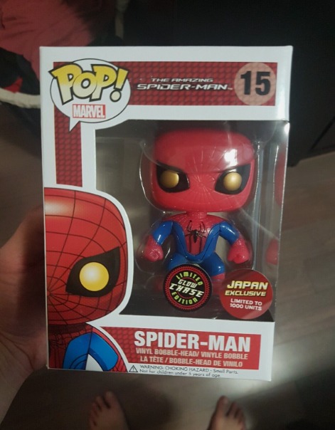 Funko POP! Marvel Spider-Man GLOW CHASE Japan Exclusive (LE 1000 pieces)