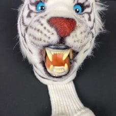 JP Lann White Bengal Tiger Golf head cover