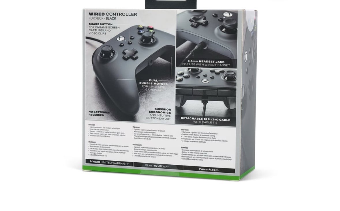 xbox series wired controller
