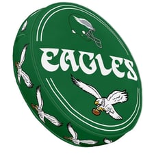 NFL Eagles 15 Plushie Circle Pillow Retro Philadelphia Couch Man Cave New