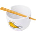 Sanrio Gudetama Ceramic Ramen Bowl w/Chopsticks Cute Kawaii Gift Lazy Egg 20 oz