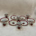 Tiger Yedi Romeo & Juliet Japanese Style Tea Set 6Cups 6Saucers Fine Porcelain