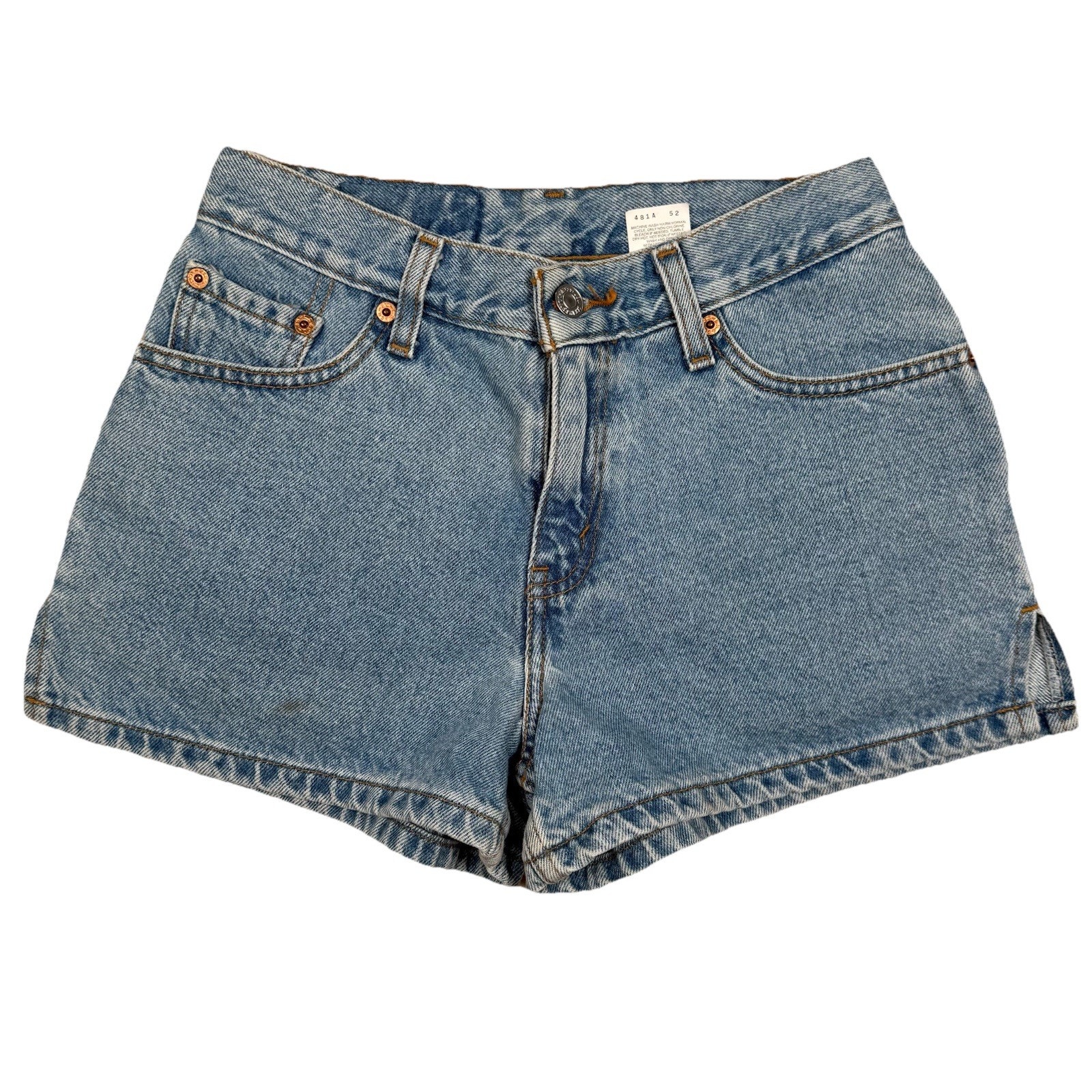 VTG Levi's Denim Shorts High Rise Slim Fit Light Wash Women's Size 5 1999 90s