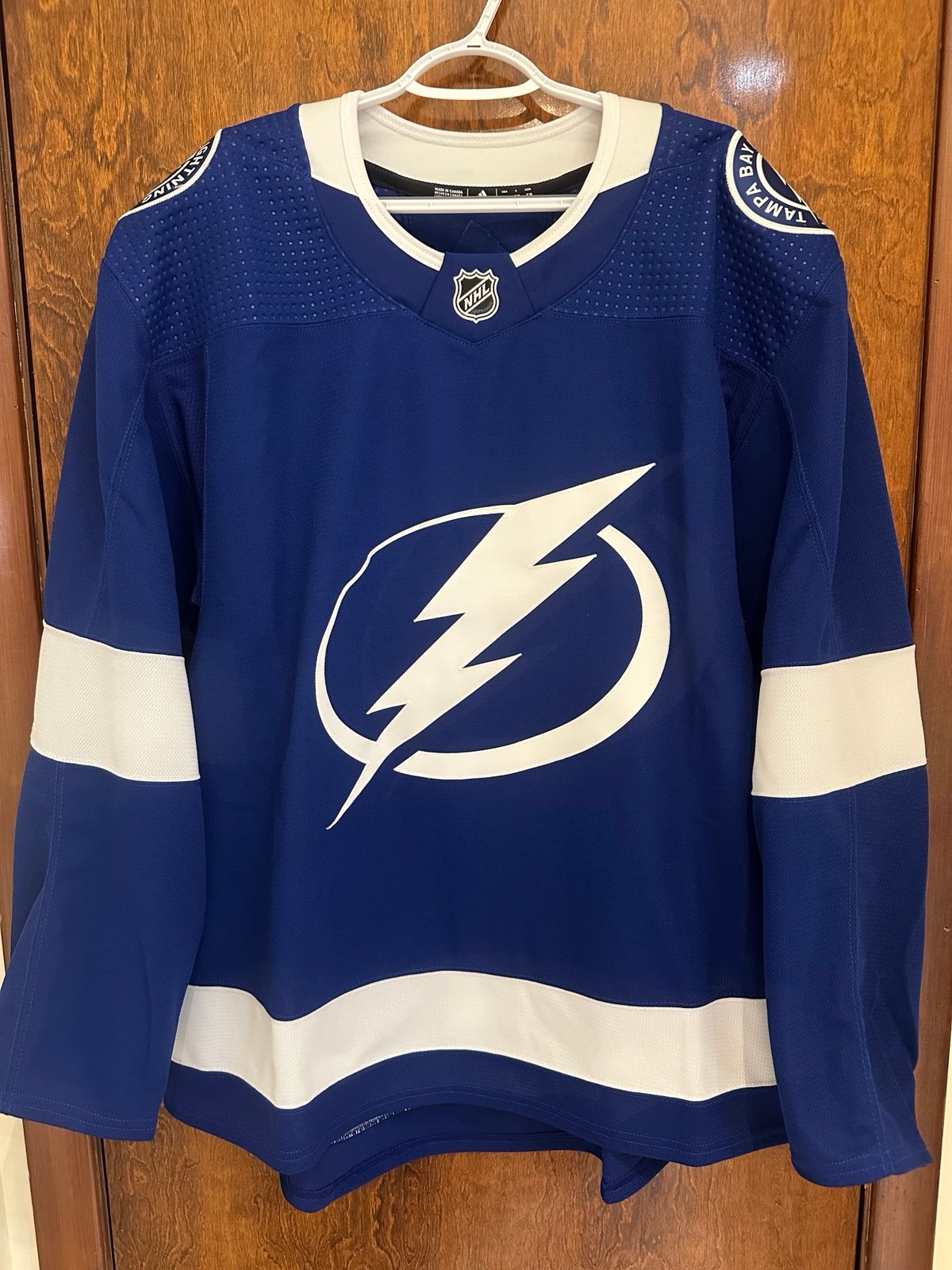 Tampa Bay Lightning Adidas MIC On Ice Home Jersey (58) NWOT!
