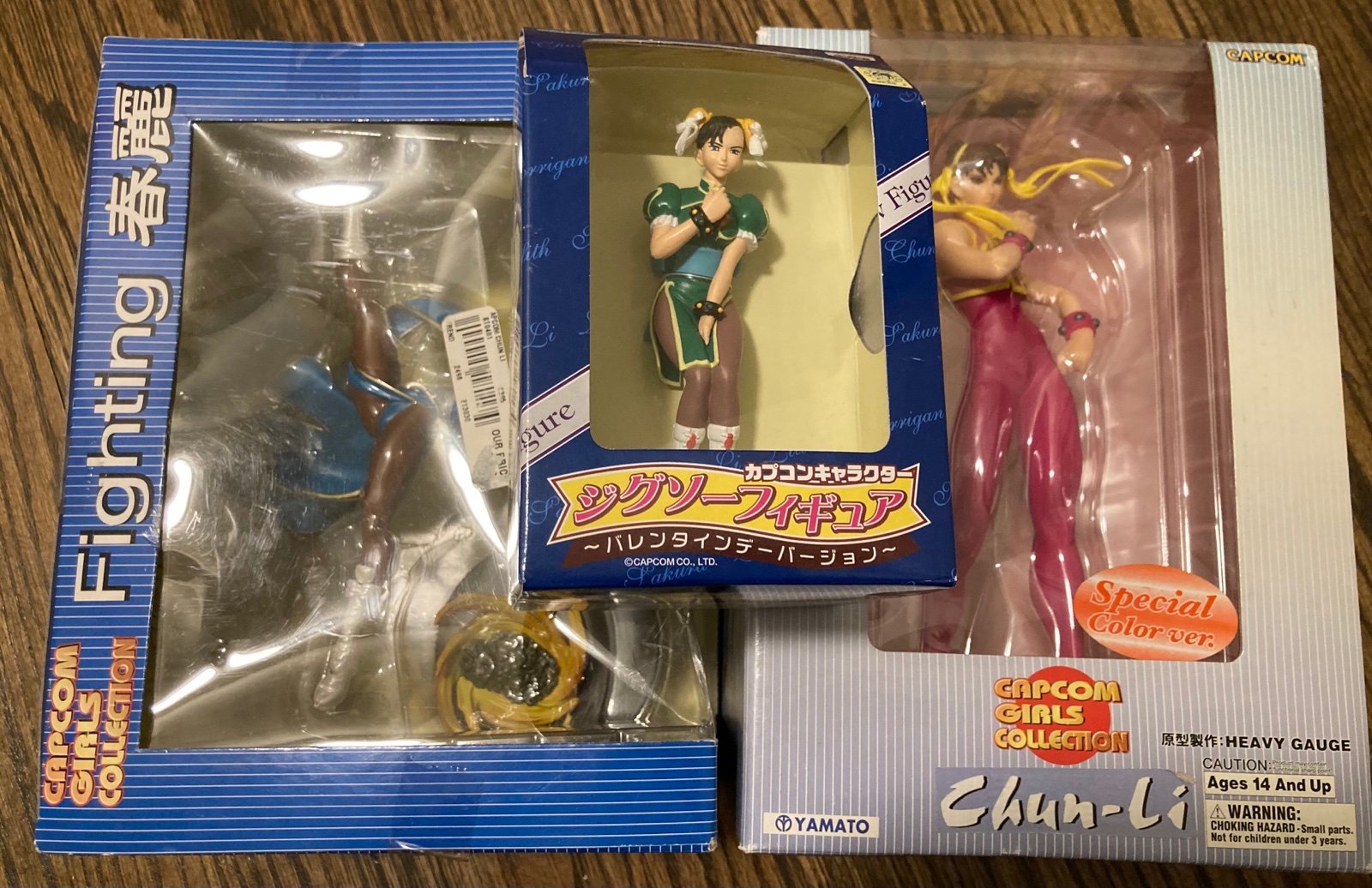 Chun Li Street Fighter Game Capcom Girl Collection 3 Figure Statue Action Sf 6 V
