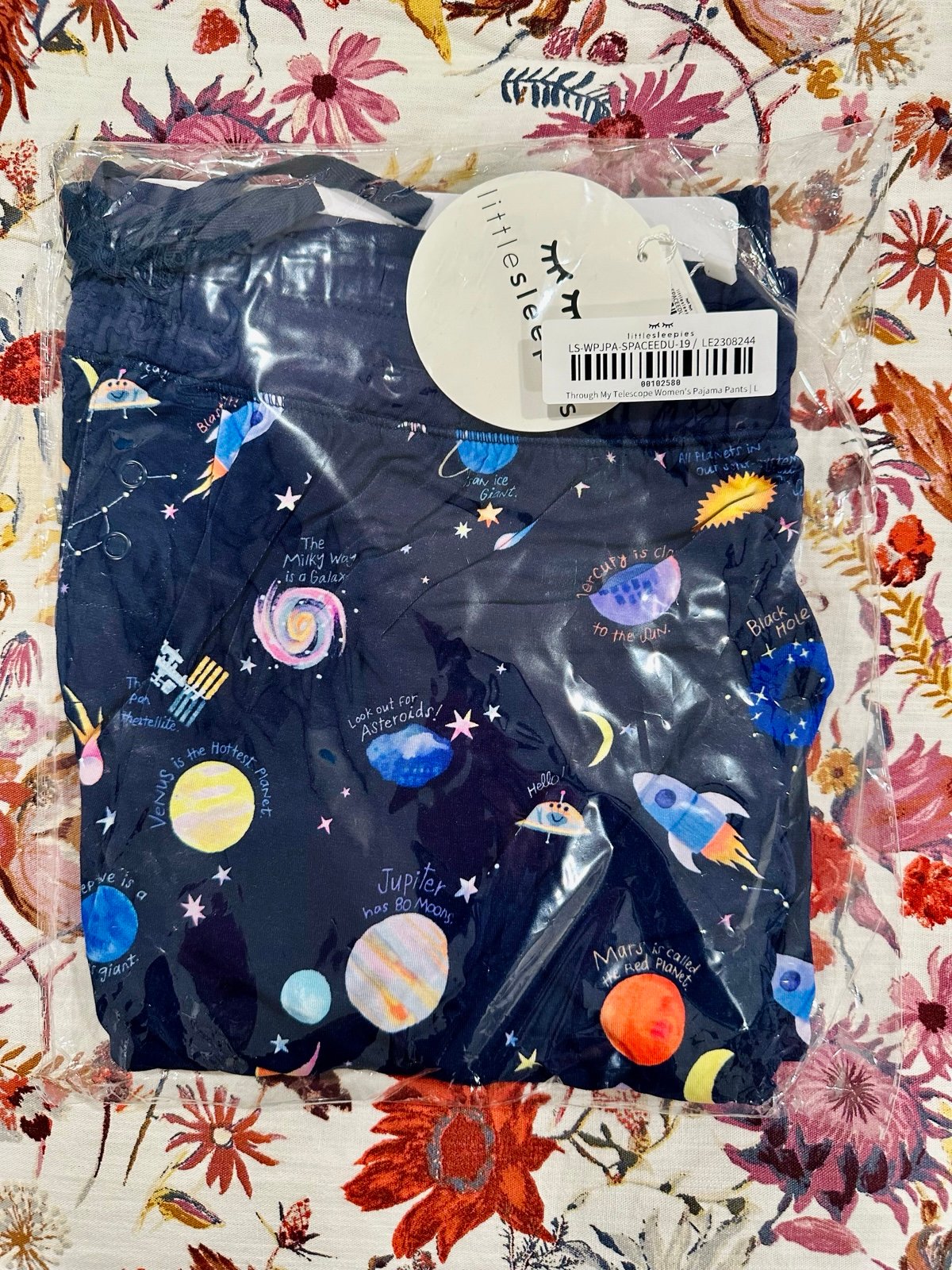 Little Sleepies through my telescope women’s pants