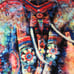 Watercolor Elephant Tapestry