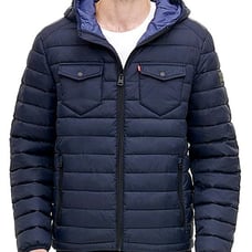 NWT Levi's Mens Quilted Hooded Puff - S