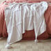 Double Stitch by Bedsure 100% Cotton Tufted Throw Blanket