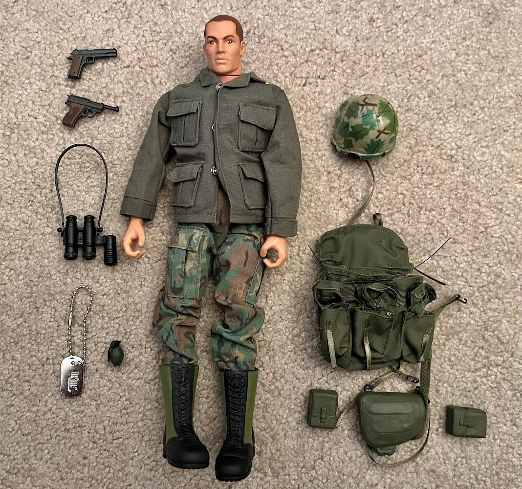 GI Joe with accessories