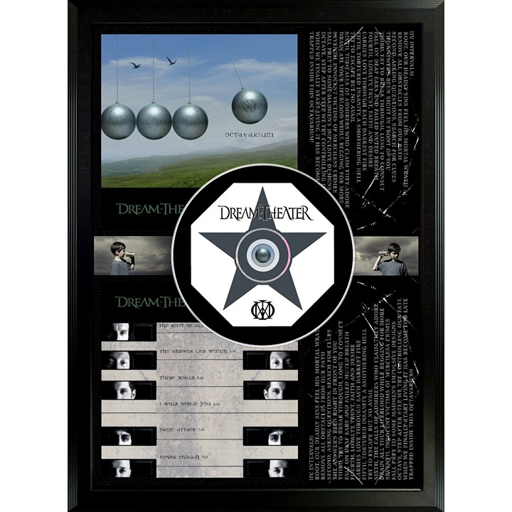 Dream Theater - Framed CD Poster, Progressive Metal, 'Metropolis Pt. 2', Art
