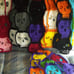 Skull Scarf pick any 3 colors 72 inches