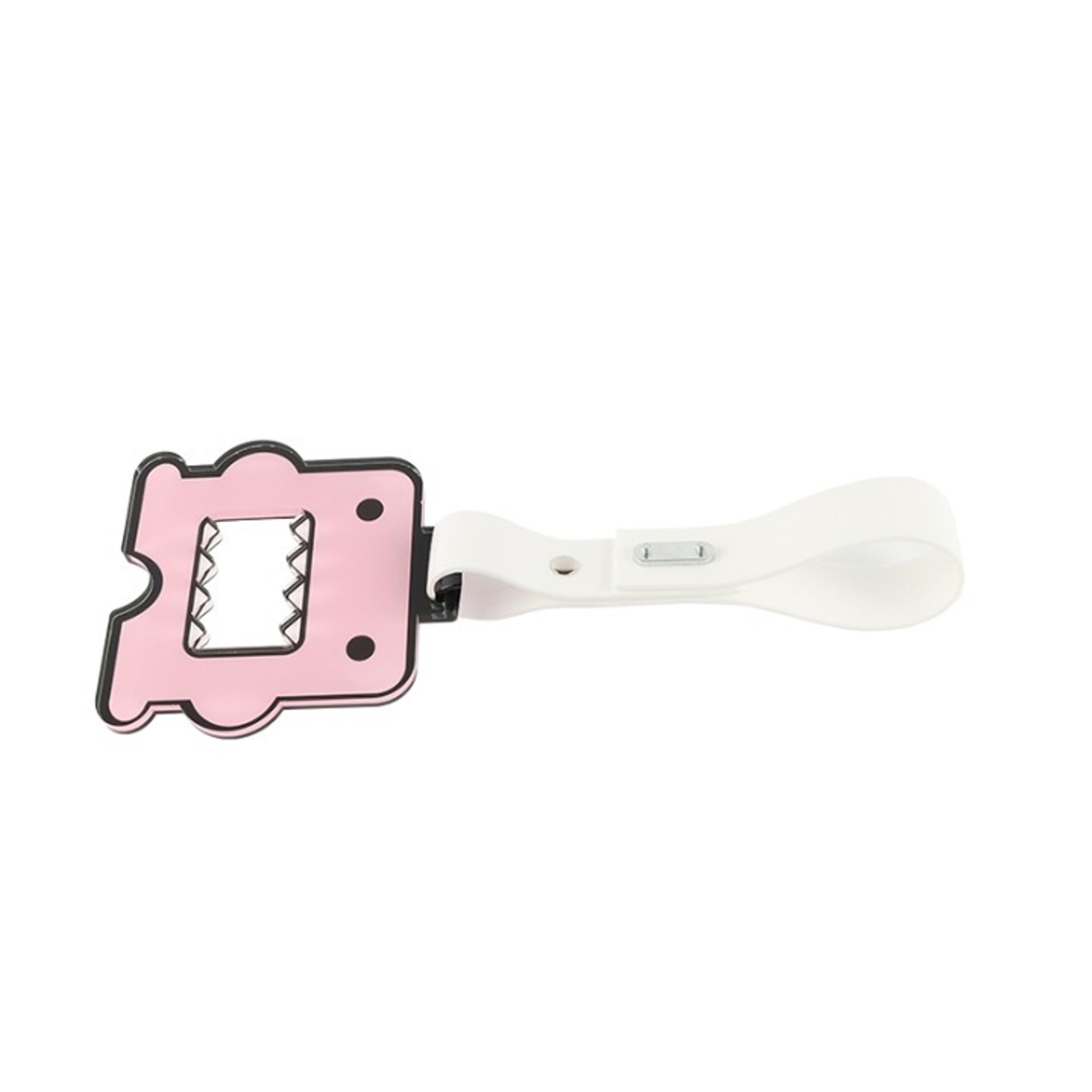 Brand New Domo Shaped Pink JDM TSURIKAWA Subway Bus Black Handle Strap Charm