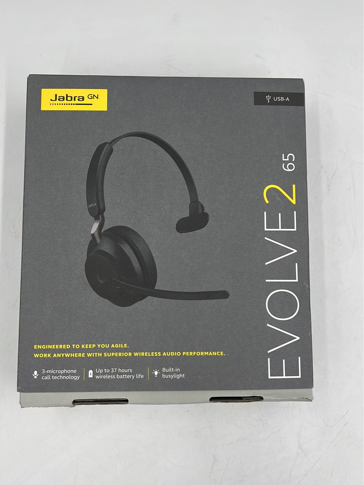 Jabra GN EVOLVE2 65 Headphones open Box NEW