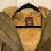 Old Navy Army Green Sherpa Lined Hooded Military Zippered/Button Jacket Size S