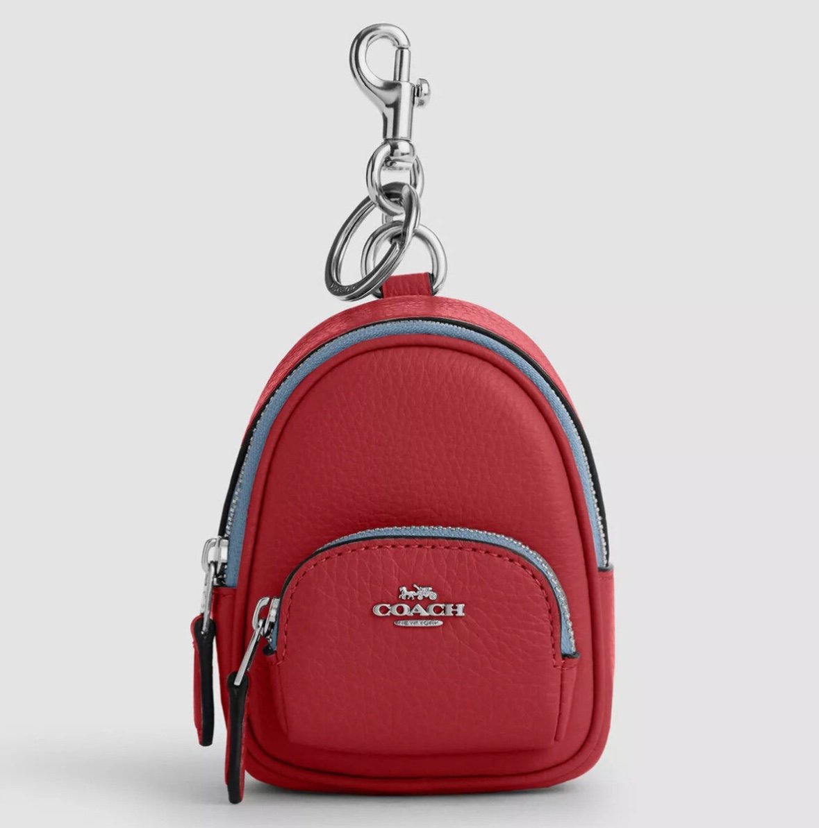 COACH】 バックパック型チャーム Mini Court Bag Charm