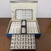 Mahjong Set with Traditional Design in Blue Case