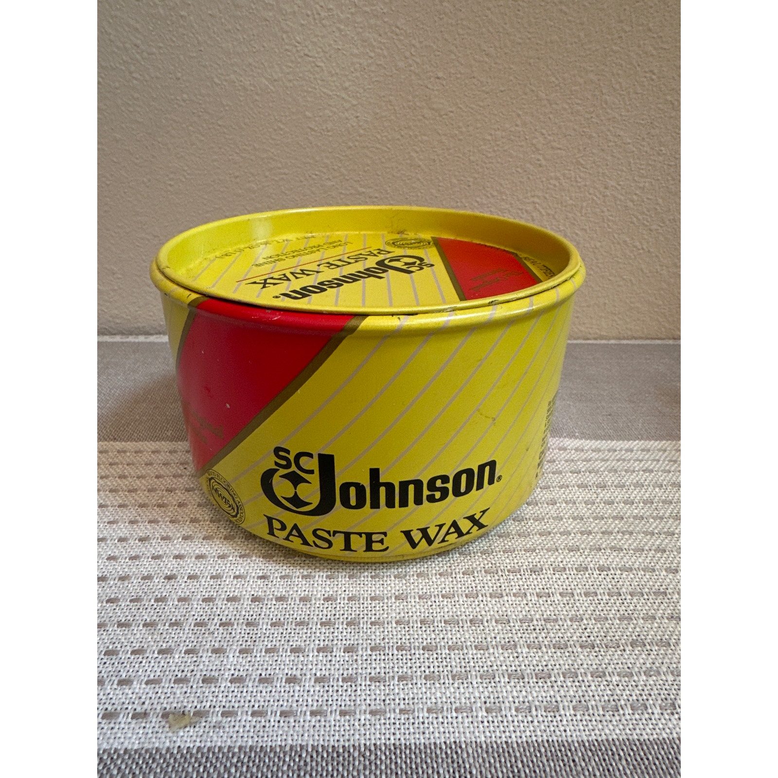 SC Johnson Paste Wax 16 Oz Original Formula Discontinued 80% Full