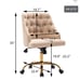 Beige Home Office Desk Chair