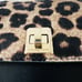 MICHAEL KORS Natalie Cheetah Natural HairCalf XL Wallet On A Chain Crossbody Bag