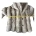 Vintage 80s Jordache Faux Fur Coat Sz 7/8 Browns/Grays Lined Made In USA - READ